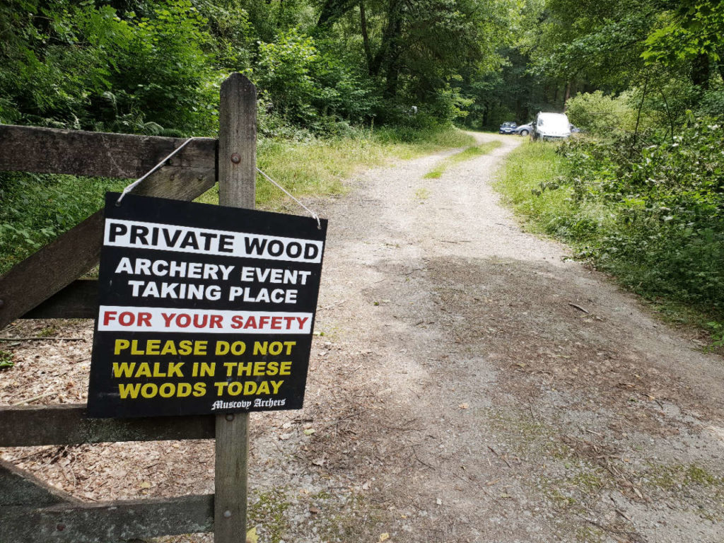 Muscovy Archery Woods Sign